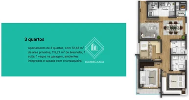 Residencial Ambientale - Centro 3qs