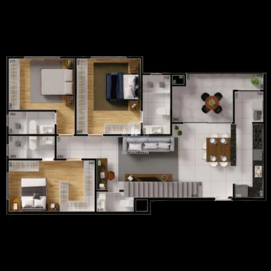 Maison Concept - Jardim Carvalho Duplex 3 suites
