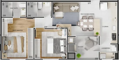 Residencial Maison Airby - Jardim Carvalho - Mobiliado