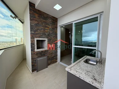 Apartamento Moderno Com Sacada Gourmet Ed. Santos Dumont