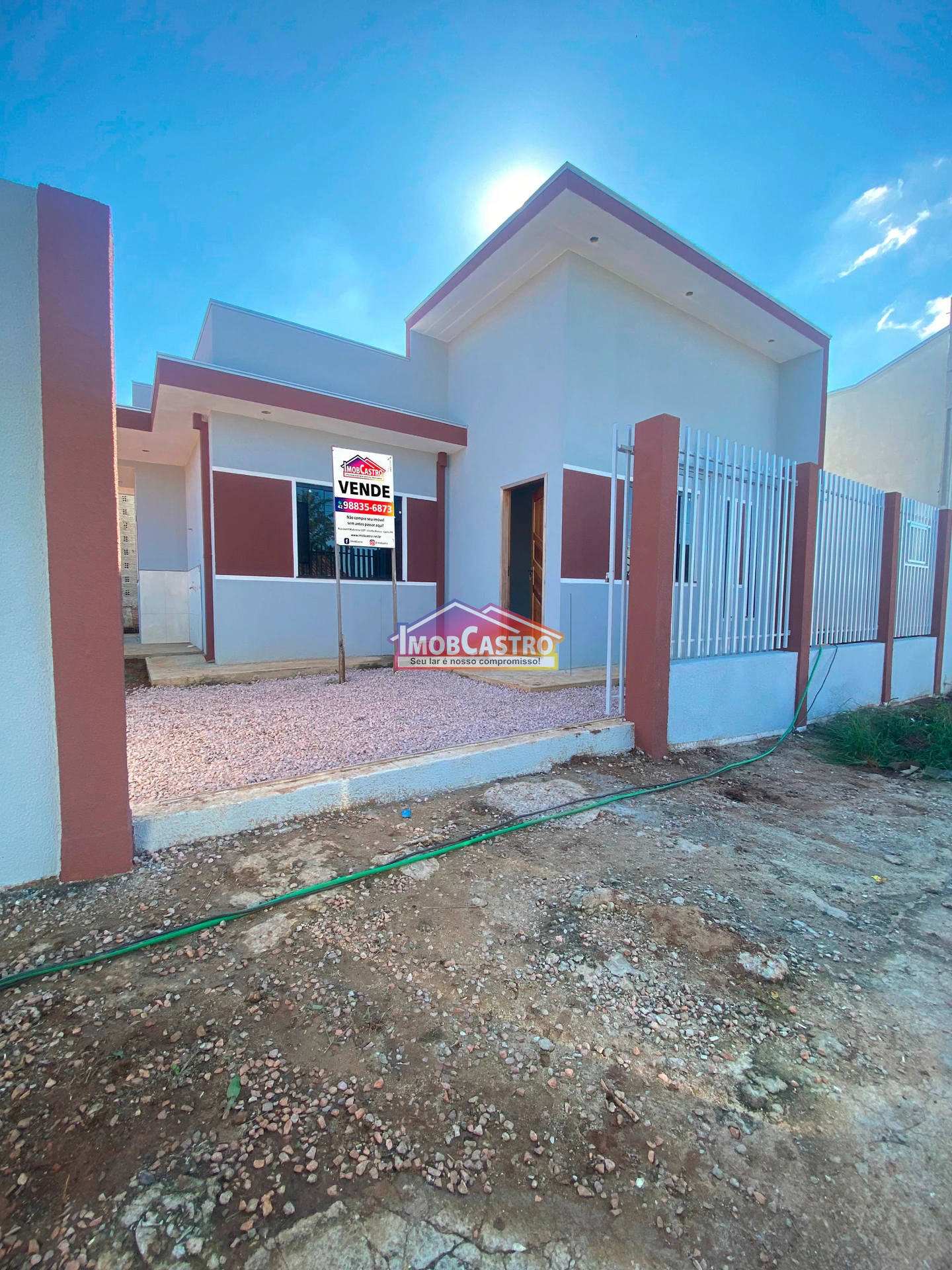 <strong>IMÓVEL NOVO DE 3 QUARTOS E TERRENO AMPLO - JD DAS ARAUCÁRIAS</strong>