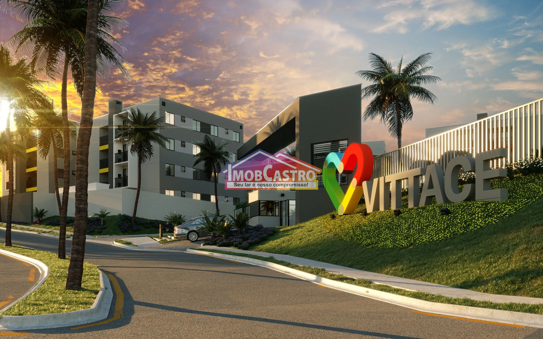 <strong>APARTAMENTO COM 2 QUARTOS TODO MOBILIADO - VITTACE CASTRO</strong>