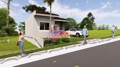 <strong>CASA DE ESQUINA DE 3 QUARTOS COM TERRENO AMPLO - NOVO HORIZONTE</strong>