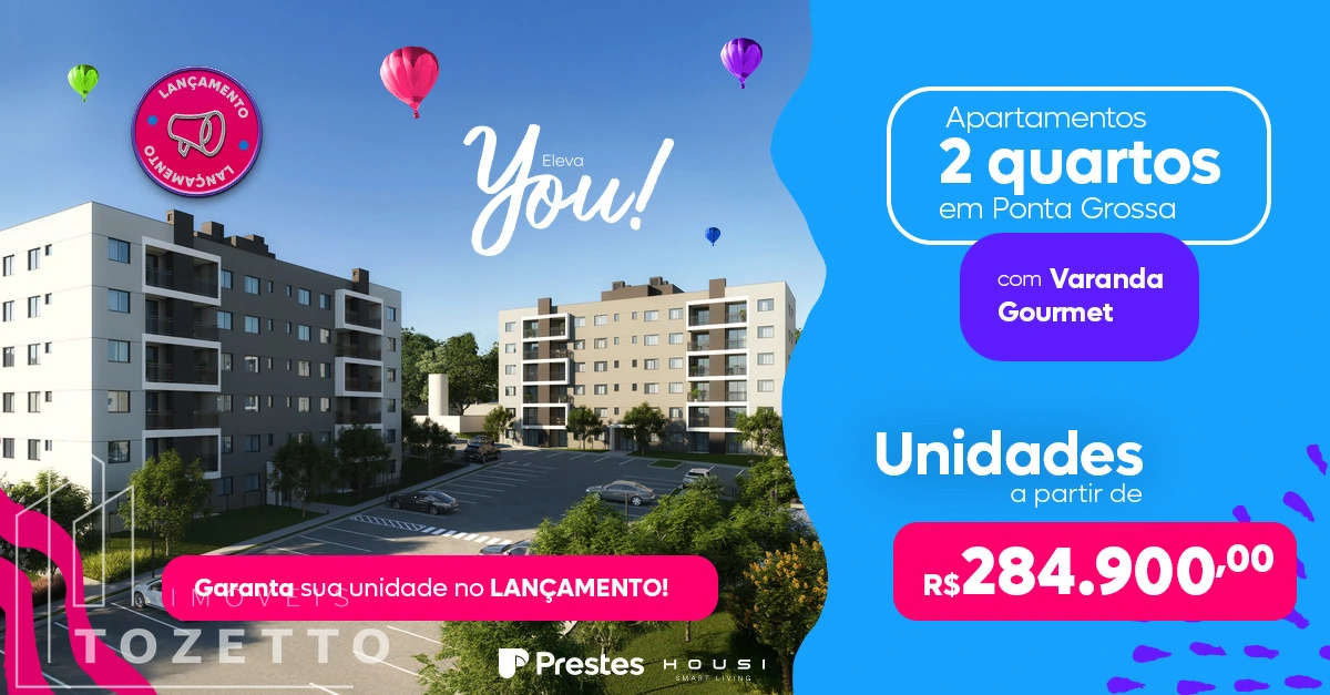 <strong>Apartamento 2 quartos- Eleva You -Oficinas</strong>