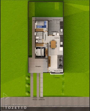 Excelente Casa à Venda No Residencial Girassol No Bairro Neves