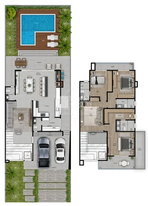 Casa De Alto Padrão à Venda Em Cond. Fechado Entr. Dez. 2025