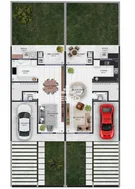 <strong>Sobrado com 2 quartos, sendo 1 suíte, no Cará Cará</strong>