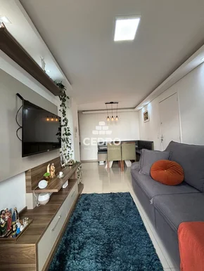 Apartamento Semimobiliado Com 2 Quartos Em órfãs
