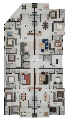 Edifício Zurich Residence - Itapema Sc