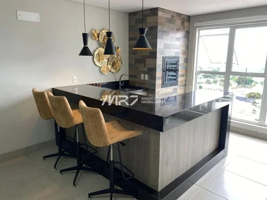 Ed. Gran Torino, Alto Padrão, Central, Mobiliado - 3 Suites