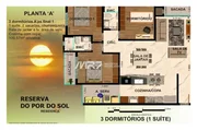 <strong>Edifício Reserva do pôr do sol-Apartamento 3 quartos-Centro</strong>
