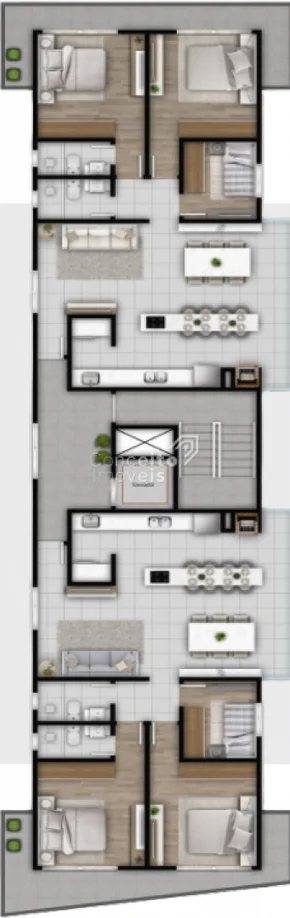 <strong>Apartamento Cobertura Praia de Caiobá com Vista Mar</strong>
