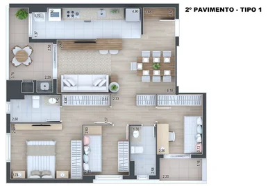 <strong>CONCEITO IMÓVEIS VENDE APARTAMENTO BOA VISTA TERRASSE JOIE</strong>