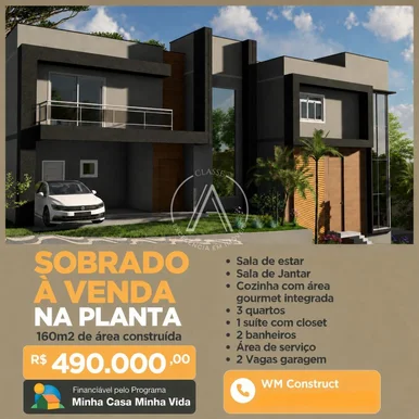 <strong>Sobrado à Venda</strong>