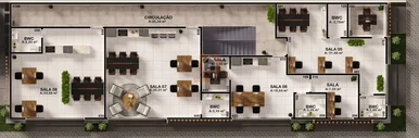 Sala Para Locação Em Oficinas