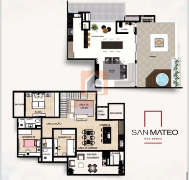 Cobertura à Venda No San Mateo Residence