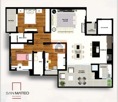 Apartamento à Venda No San Mateo Residence