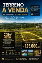 <strong>TERRENO EM CONDOMÍNIO PONTA GROSSA</strong>