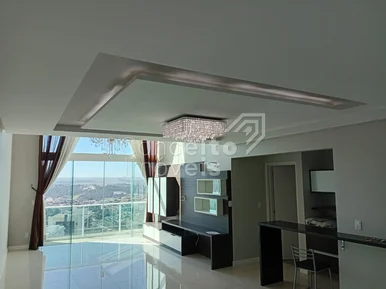 Edifício Pallazo Ferrara - Centro - Cobertura Duplex Semimobiliada