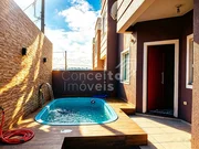 <strong>Sobrado Semimobiliado com Piscina - Ronda</strong>