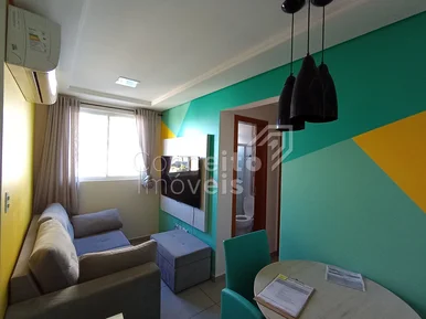 Edifício Syrah Palace - Centro - Apartamento Semi Mobiliado