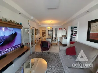 Apartamento Padrão Para Locação No Edifício San Thiago, Orfãs, Ponta Grossa, Pr