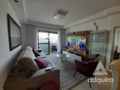 Apartamento Padrão Para Locação No Edifício San Thiago, Orfãs, Ponta Grossa, Pr