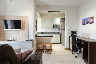 Apartamento Garden Mobiliado Para Locação Com 1 Quarto, 1 Vaga De Garagem
