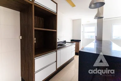 Apartamento Semimobiliado Para Locação, 1 Quarto, Centro, Ponta Grossa - Pr