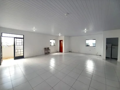 ótimo Salão Comercial Para Locação, Piso Superior, 120 M², órfãs, Ponta Grossa,