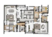<strong>Apartamento à venda 3 Quartos, 3 Suites, 3 Vagas, 335M², Est</strong>