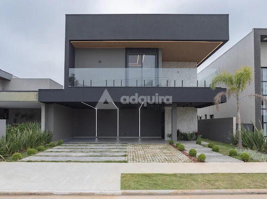 Casa Com 4 Suites No Terras Alphaville Jardim Carvalho Ponta Grossa Pr