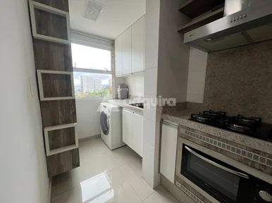 Apartamento Semimobiliado Para Locação, Centro, Ponta Grossa - Pr