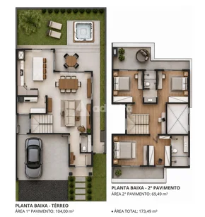 Casa Em Condomínio à Venda - Residencial Jardim Alpha - 173,49 M² De área útil