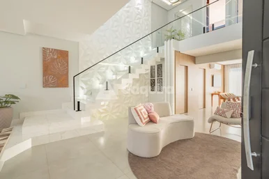 Residencia Em Conceito Aberto, Exclusiva No Terras Alphaville Ponta Grossa