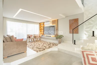 Residencia Em Conceito Aberto, Exclusiva No Terras Alphaville Ponta Grossa