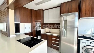 Ed. Monet, Centro, Duplex, Semi-mobiliado, Andar Alto, 02 Suítes, 02 Vagas Gar.