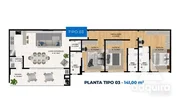 <strong>Apartamento à venda 3 Quartos, 3 Suites, 2 Vagas, 146.56M², </strong>