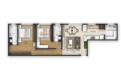 <strong>Apartamento à venda, Estrela, Ponta Grossa, PR</strong>