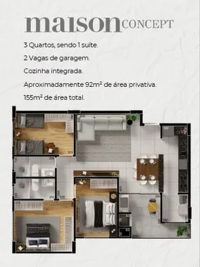 Apartamento à Venda, Jardim Carvalho, Ponta Grossa, Pr