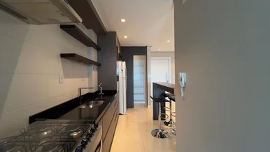 Belíssimo Apartamento Mobiliado No Edifício Benevento - Centro - Ponta Grossa - 