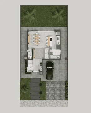 Casa à Venda Em Condomínio Fechado Com 140m², Contorno, Ponta Grossa